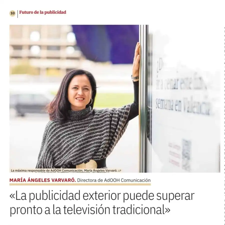Entrevista en Diario Las Provincias. La evolución de la publicidad exterior.