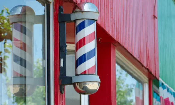 Rótulo Barbería